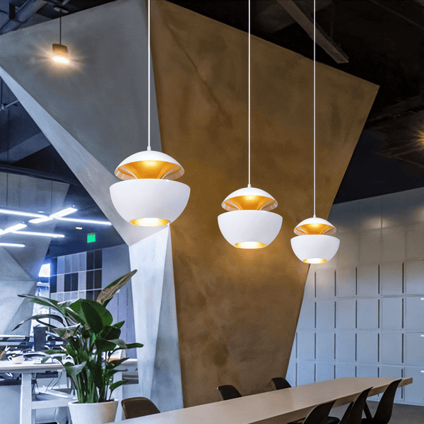 Artistieke Apple Hanglamp – Zwart Wit E27 Plafondlamp voor Moderne Interieurs