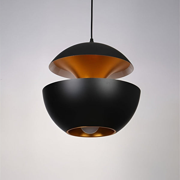 Artistieke Apple Hanglamp – Zwart Wit E27 Plafondlamp voor Moderne Interieurs