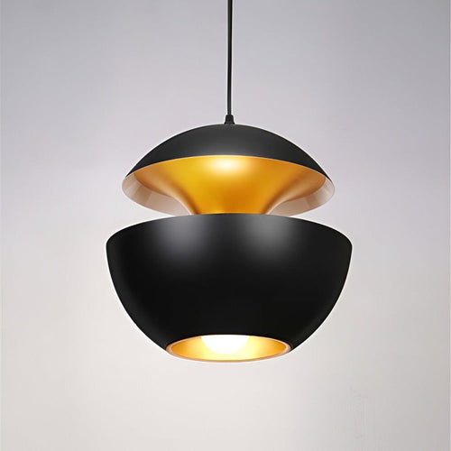 Artistieke Apple Hanglamp – Zwart Wit E27 Plafondlamp voor Moderne Interieurs
