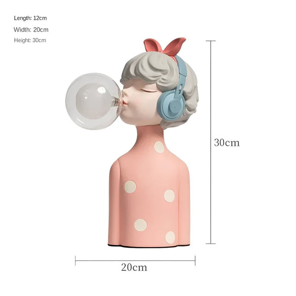 Charmante BubbleFairies Tafellamp – Magische Beeldlamp met Meisjesfiguren