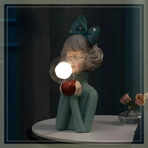 Charmante BubbleFairies Tafellamp – Magische Beeldlamp met Meisjesfiguren