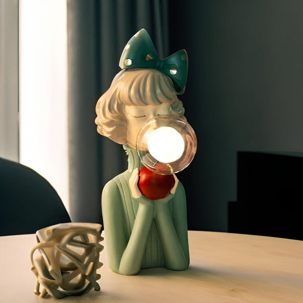 Charmante BubbleFairies Tafellamp – Magische Beeldlamp met Meisjesfiguren