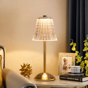 Vintage Draadloze Tafellamp met Instelbaar Licht – Oplaadbaar