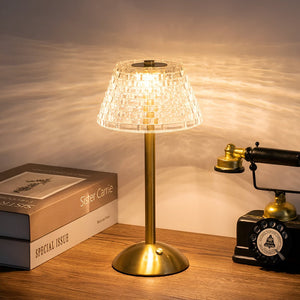 Vintage Draadloze Tafellamp met Instelbaar Licht – Oplaadbaar