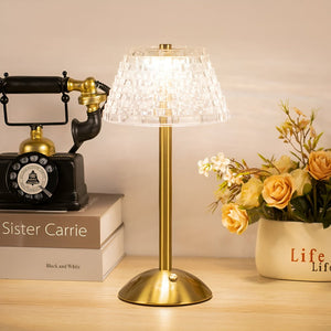 Vintage Draadloze Tafellamp met Instelbaar Licht – Oplaadbaar