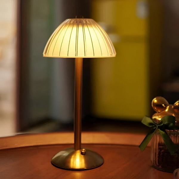 Vintage Draadloze Tafellamp met Instelbaar Licht – Oplaadbaar