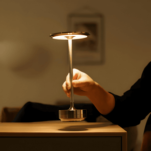 Draadloze Oplaadbare Tafellamp met Touchbediening – Moderne LED Sfeerverlichting