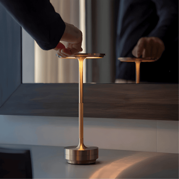 Draadloze Oplaadbare Tafellamp met Touchbediening – Moderne LED Sfeerverlichting