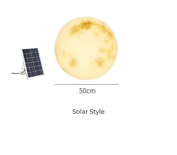 Zonne-energie Maanlamp voor de Tuin – IP65 Waterdichte LED Buitenlamp
