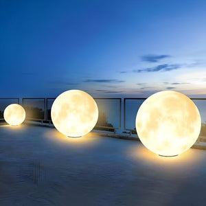 Zonne-energie Maanlamp voor de Tuin – IP65 Waterdichte LED Buitenlamp