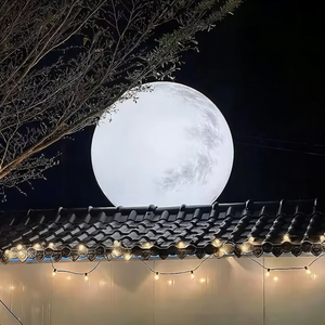 Zonne-energie Maanlamp voor de Tuin – IP65 Waterdichte LED Buitenlamp