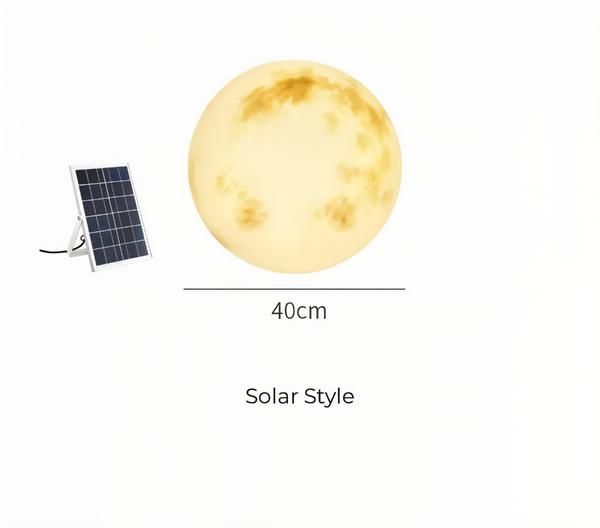 Zonne-energie Maanlamp voor de Tuin – IP65 Waterdichte LED Buitenlamp