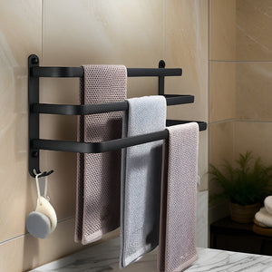 Ruimtebesparende Wandgemonteerde Handdoekrek – Moderne Badkamer Organizer