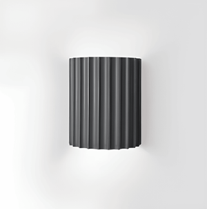 Moderne Gestreepte LED Wandlamp van Resin – Scandinavische Sfeerverlichting voor Gezellige Interieurs