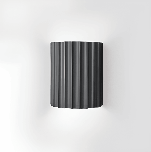 Moderne Gestreepte LED Wandlamp van Resin – Scandinavische Sfeerverlichting voor Gezellige Interieurs