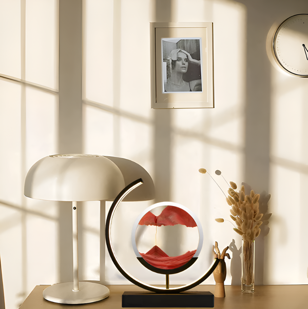 Sand Glow – LED Zandlamp met App & Afstandsbediening – Dimbaar met 3 Lichtkleuren voor een Rustgevende Sfeer