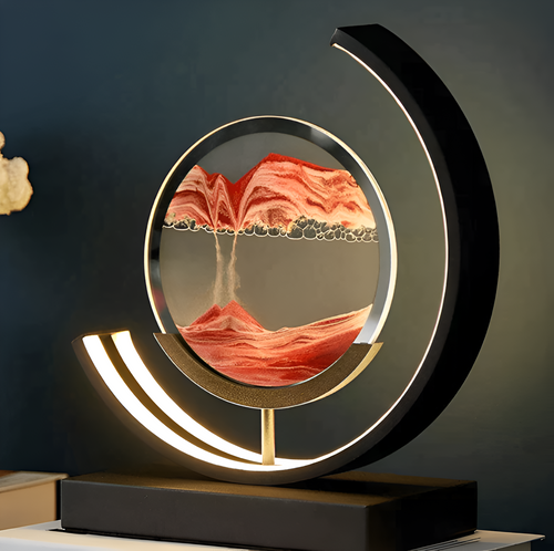 Sand Glow – LED Zandlamp met App & Afstandsbediening – Dimbaar met 3 Lichtkleuren voor een Rustgevende Sfeer
