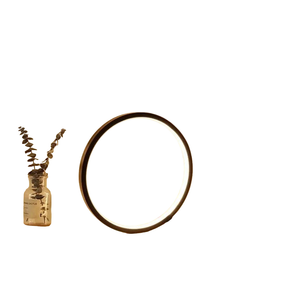Moderne Minimalistische Dimmbare LED Ring Schrijftafel Lamp – Warm Wit Licht voor Huis & Kantoor