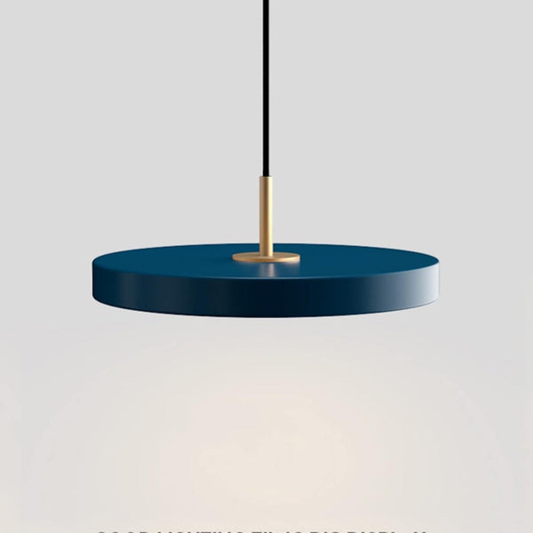 Moderne Hanglamp Rond – Minimalistisch Design met LED – Ø30 cm – Zwart