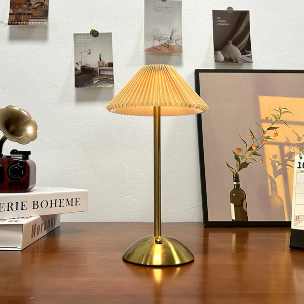 NordlichtSchein Draadloze Tafellamp – Scandinavische Minimalistische LED Verlichting voor Gezellige Sfeer