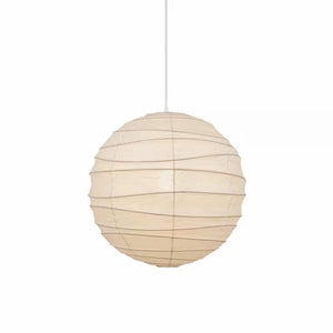 Bolvormige LED Hanglamp met Papieren Ontwerp – Moderne Plafondlamp voor Woonkamer, Eetkamer & Slaapkamer