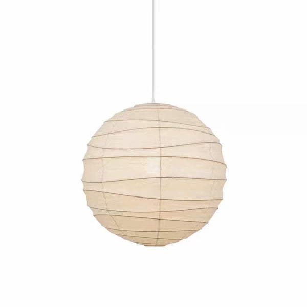 Bolvormige LED Hanglamp met Papieren Ontwerp – Moderne Plafondlamp voor Woonkamer, Eetkamer & Slaapkamer