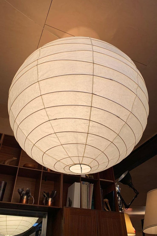 Bolvormige LED Hanglamp met Papieren Ontwerp – Moderne Plafondlamp voor Woonkamer, Eetkamer & Slaapkamer