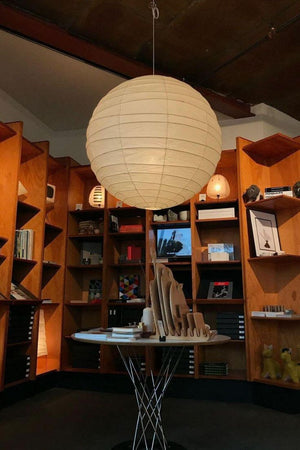 Bolvormige LED Hanglamp met Papieren Ontwerp – Moderne Plafondlamp voor Woonkamer, Eetkamer & Slaapkamer