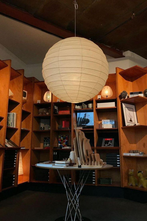Bolvormige LED Hanglamp met Papieren Ontwerp – Moderne Plafondlamp voor Woonkamer, Eetkamer & Slaapkamer