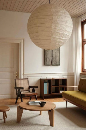 Bolvormige LED Hanglamp met Papieren Ontwerp – Moderne Plafondlamp voor Woonkamer, Eetkamer & Slaapkamer