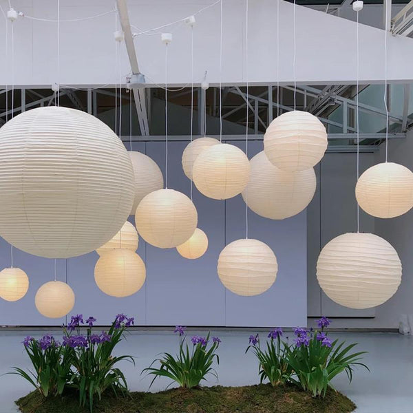 Bolvormige LED Hanglamp met Papieren Ontwerp – Moderne Plafondlamp voor Woonkamer, Eetkamer & Slaapkamer