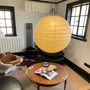 Bolvormige LED Hanglamp met Papieren Ontwerp – Moderne Plafondlamp voor Woonkamer, Eetkamer & Slaapkamer