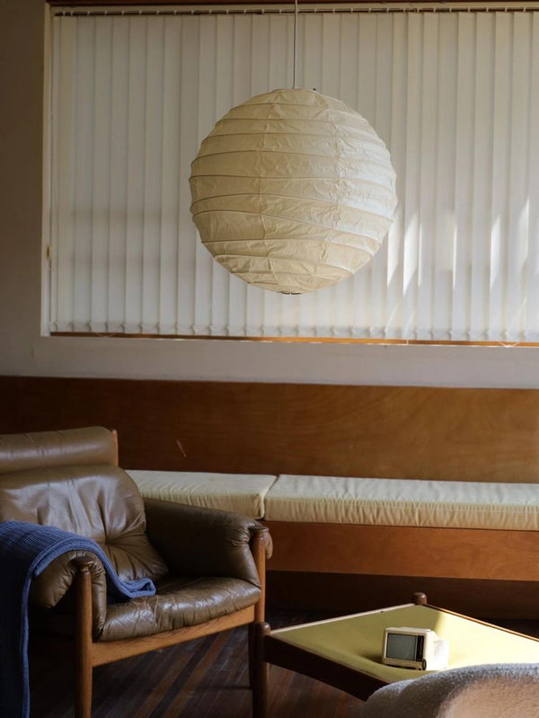 Bolvormige LED Hanglamp met Papieren Ontwerp – Moderne Plafondlamp voor Woonkamer, Eetkamer & Slaapkamer