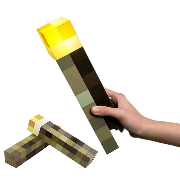 Ultra Felle Oplaadbare LED Pixel Lamp – Retro Gaming Stijl Sfeerverlichting voor Huis & Bureau