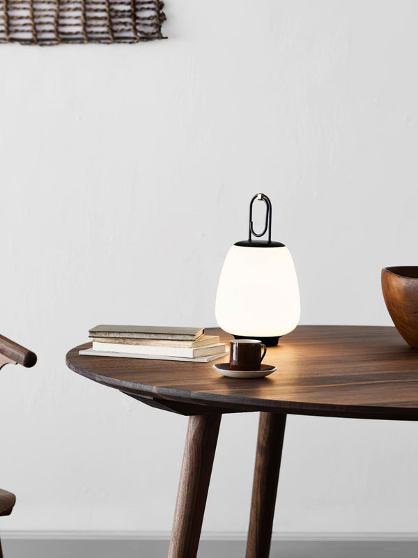 Draagbare Tafellantaarn met Ingebouwde Batterij – Oplaadbare LED Lamp voor Binnen & Buiten