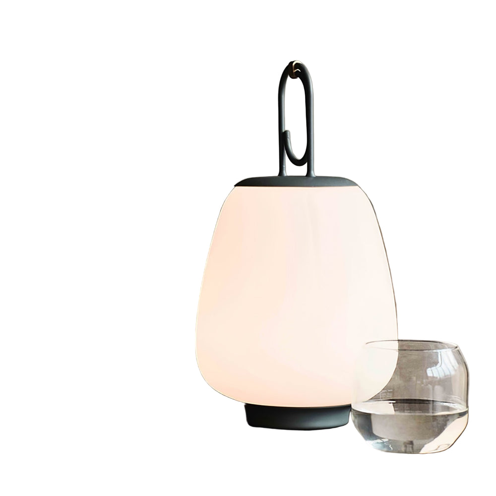 Draagbare Tafellantaarn met Ingebouwde Batterij – Oplaadbare LED Lamp voor Binnen & Buiten