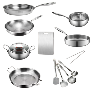 Premium Titanium Pannenset – Inductiegeschikt & 100% Anti-aanbak, PFAS-vrij
