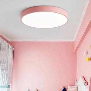 Minimalistische Ronde Plafondlamp – Scandinavische LED Lamp voor Moderne Interieurs