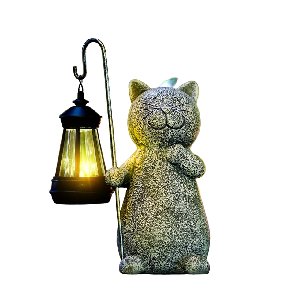 Gezellige Gouden Kat LED Lamp – Elegante Sfeerverlichting voor Huisdecoratie