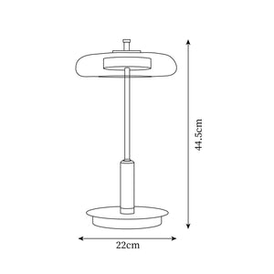 Rondo Tafellamp – Elegante LED Verlichting voor Woonkamer & Slaapkamer