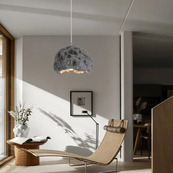 Design Hanglamp Resiluxia – Bruin IJzer & Harshanger met LED