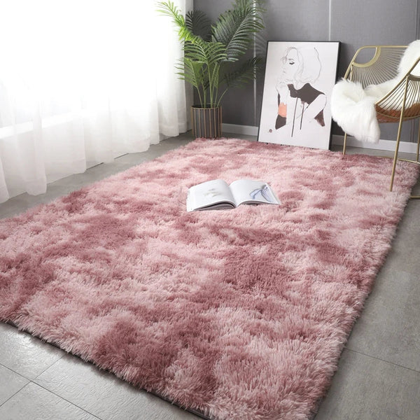 Zachte Rechthoekig Fluffy Vloerkleed – Ultra Zacht Tapijt voor Woonkamer & Slaapkamer