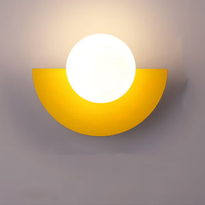 Scandinavische Halfronde Wandlamp – Moderne LED Verlichting voor Thuis