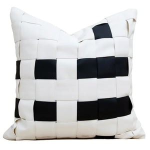 Giovanni Italia Prima Lusso Zwarte Kussenhoes 45×45 cm – Luxe Handgemaakt Italiaans Design