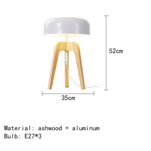 Staande Lamp Armoniele – Moderne Vloerlamp van Hout en Chroom met LED voor Woonkamer