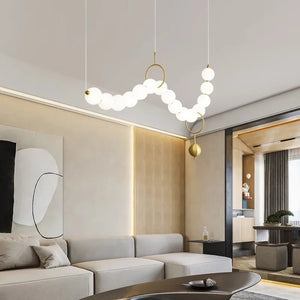Zeliorao Moderne LED Hanglamp – Design Plafondlamp met Afstandsbediening voor Eetkamer & Woonkamer