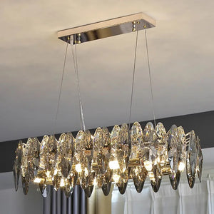 Cristarôme Luxe Kristallen Hanglamp – Moderne Dimbare Plafondlamp voor Woonkamer & Slaapkamer