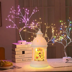LED kerstlantern op batterij – sfeervolle decoratie voor binnen en buiten