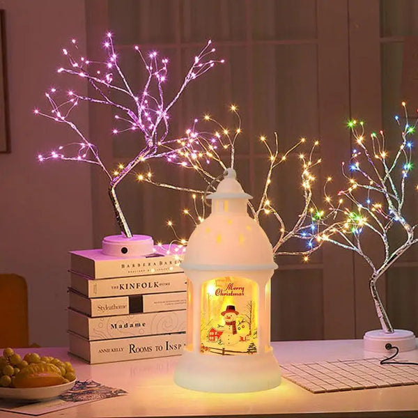 LED kerstlantern op batterij – sfeervolle decoratie voor binnen en buiten
