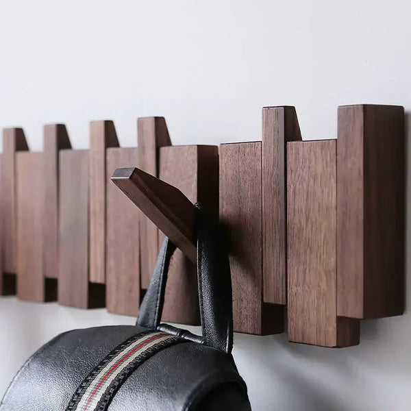 Houten Piano Kapstok – Stijlvolle Wandorganizer voor Hal